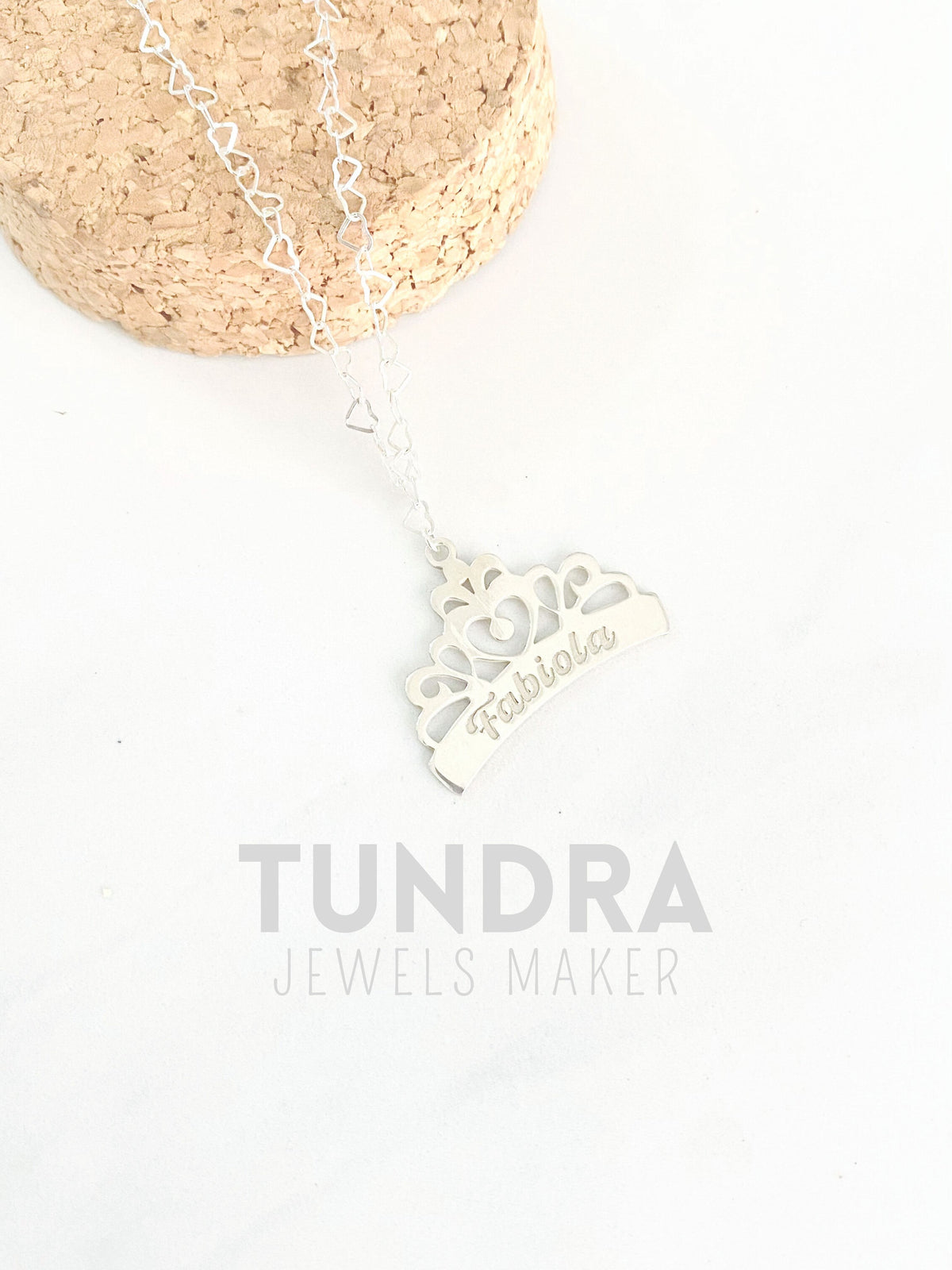 COLLAR CORONA CON NOMBRE